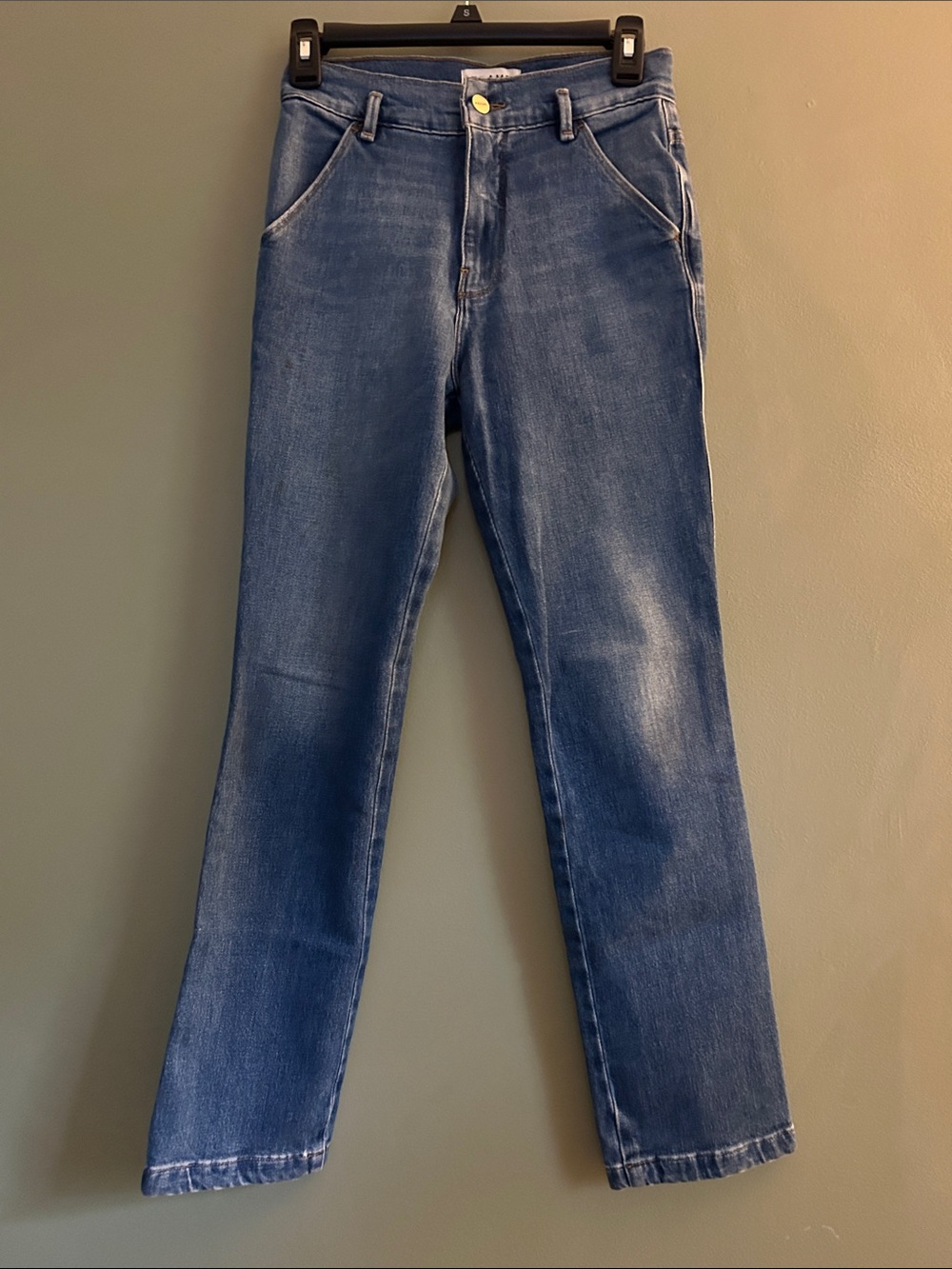 FRAME Denim "Le Slender" Straight Leg Jeans in the Thistle wash Size 25